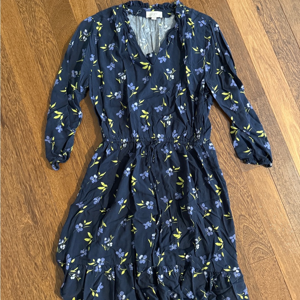 Floral Navy Dress